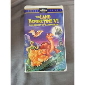 The Land Before Time VI The Secret of Saurus Rock VHS